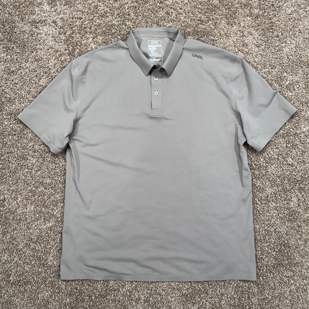UNRL Legend Performance Polo Pique Pro Taupe Men’s XL